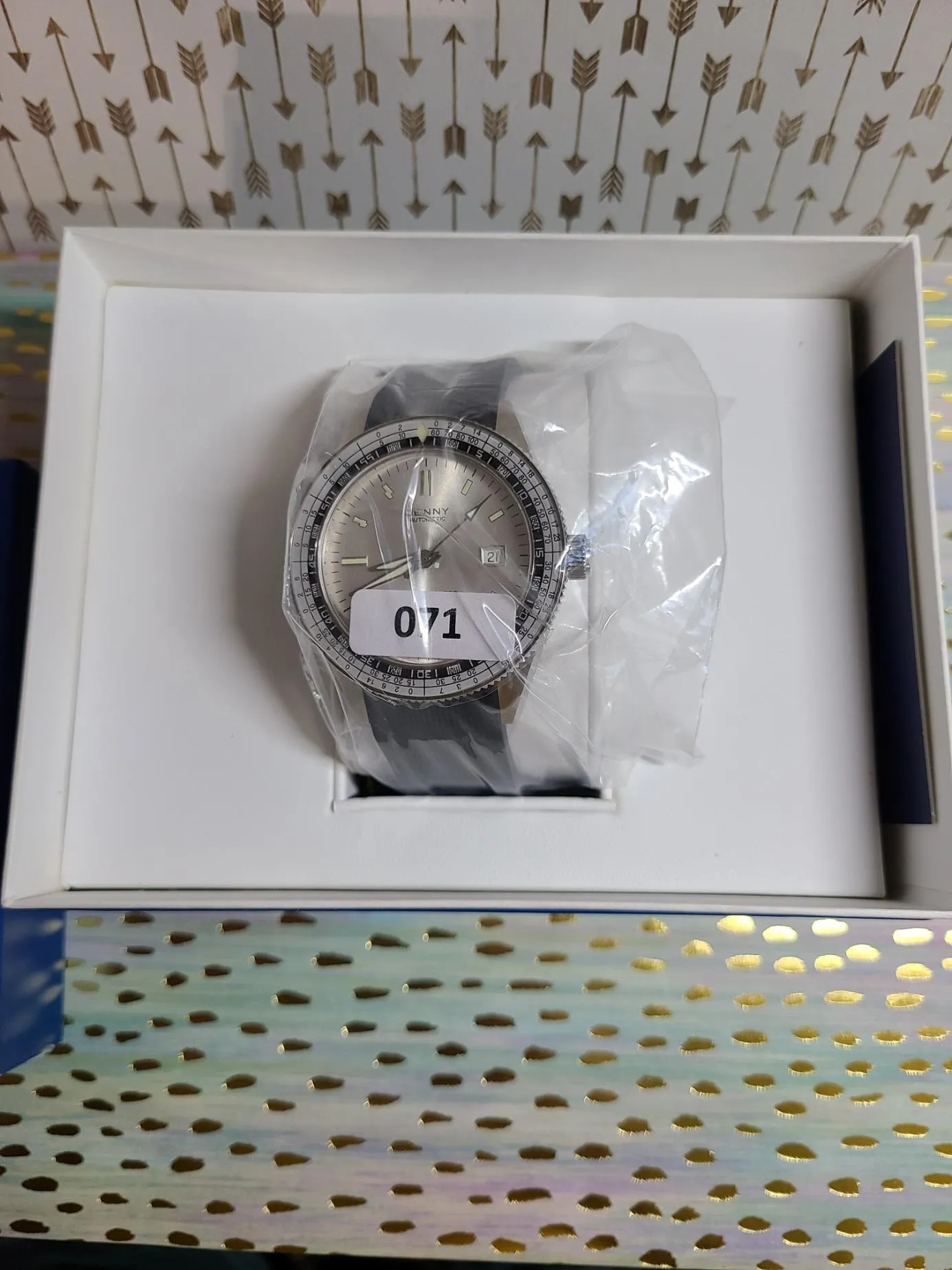 SOLD!!  New Jenny Caribbean 300 Silver Dive Diving Watch by DOXA Limited Edition