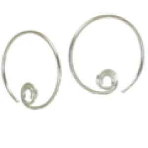 Spiral hoop - S - RoseGold