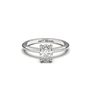 SPLENDOR - Oval 4 Prongs Smooth Classic Band