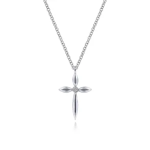 SS Diamond Cross Necklace
