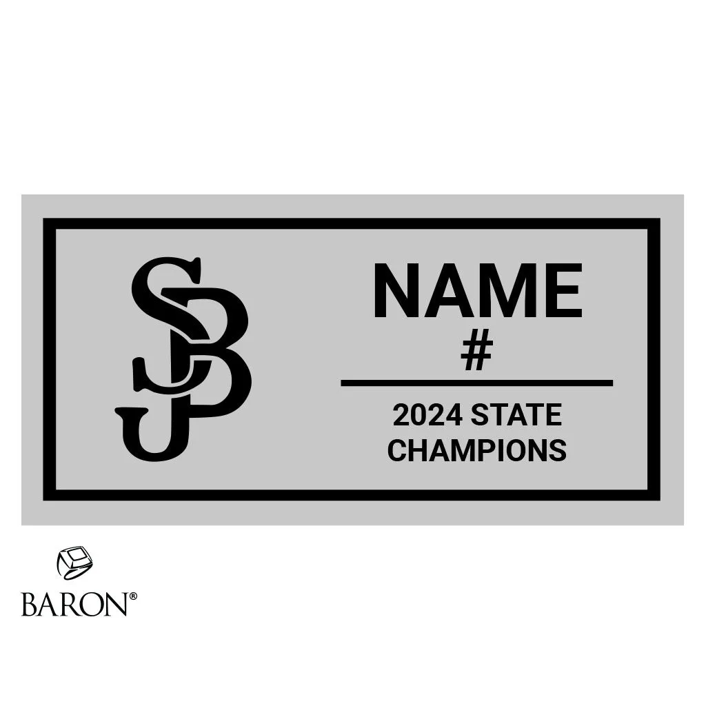 St. John Bosco Baseball 2024 Championship Black Standard Window Ring Box