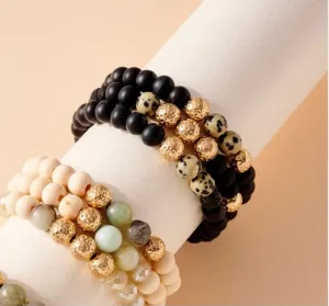 Stackable Beaded Bracelets