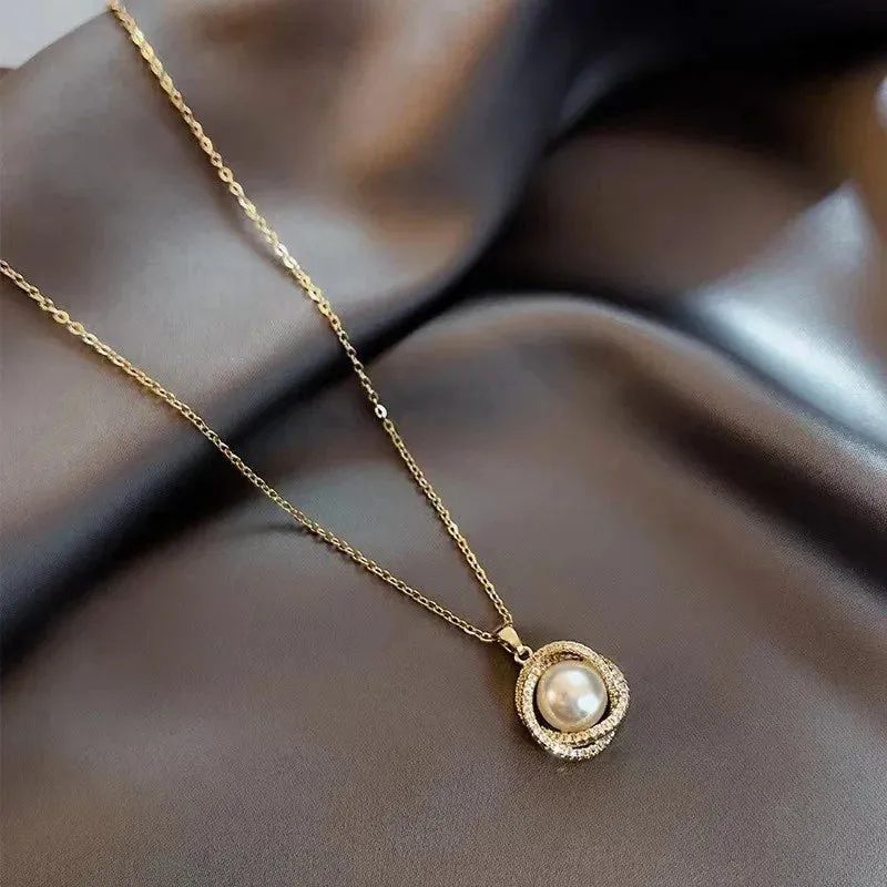 Stainless Steel Necklaces Black Exquisite Minimalist Square Pendant Choker Chains Fashion Necklace For Women Jewelry Party Gifts