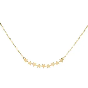 Star Bar Necklace 14K