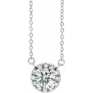 Sterling Silver 1/3 CTW Natural Diamond 18" Necklace