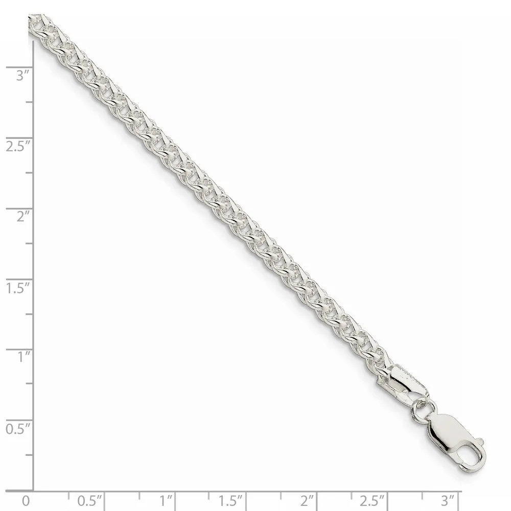 Sterling Silver 4mm Round Spiga Chain