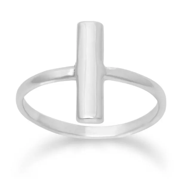 Sterling Silver .925 Real Silver Bar Band Ring