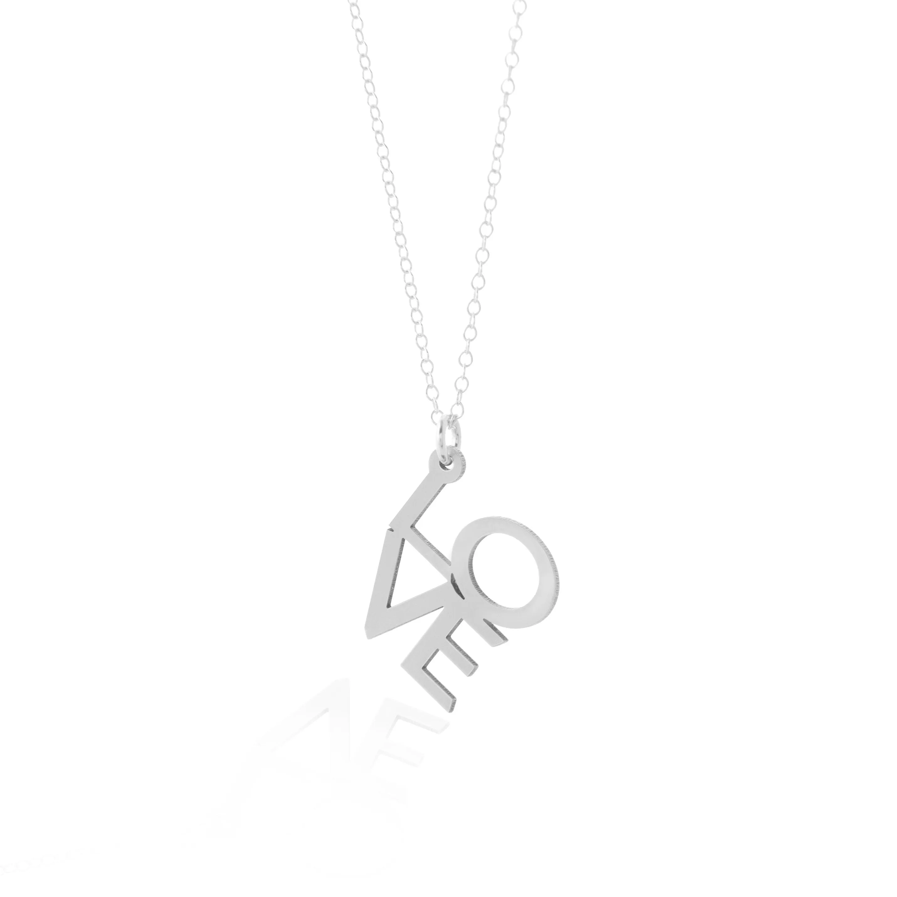 Sterling Silver Love Pendant