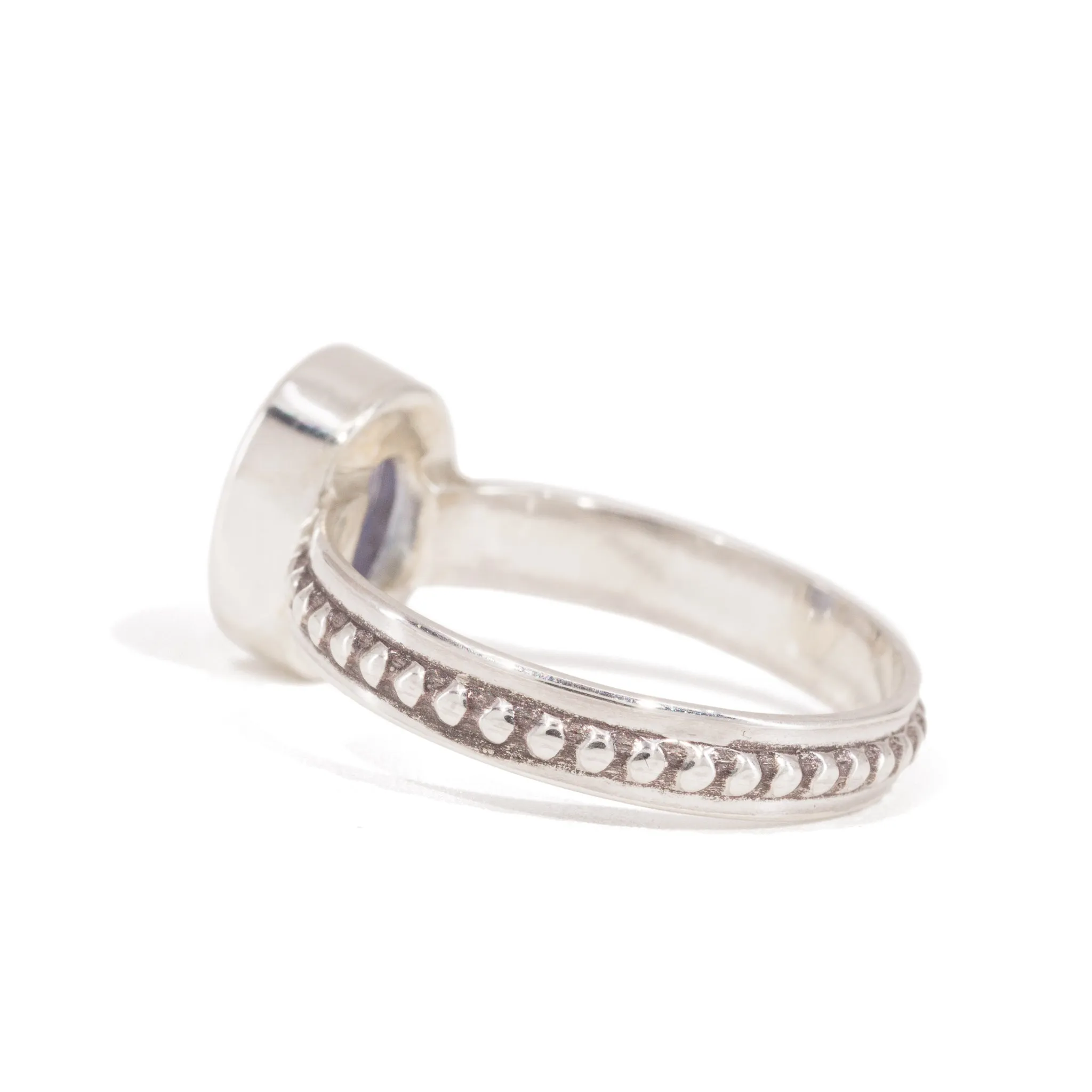 Tanzanite 1.07 Carat Sterling Silver Handcrafted Gemstone Ring