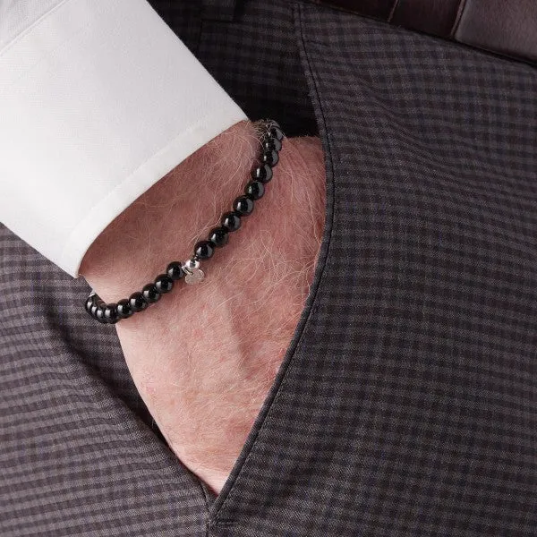 Tateossian Black Onyx Bracelet Men's Abyss Collection