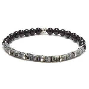 Tateossian Black Onyx Bracelet Men's Abyss Collection