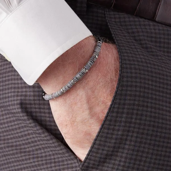 Tateossian Black Onyx Bracelet Men's Abyss Collection