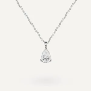 Teardrop Diamond 16-18 Inch Necklace