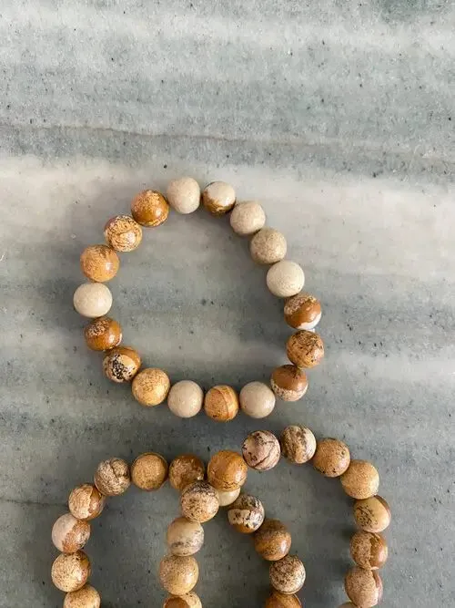 The Caramel beaded bracelet