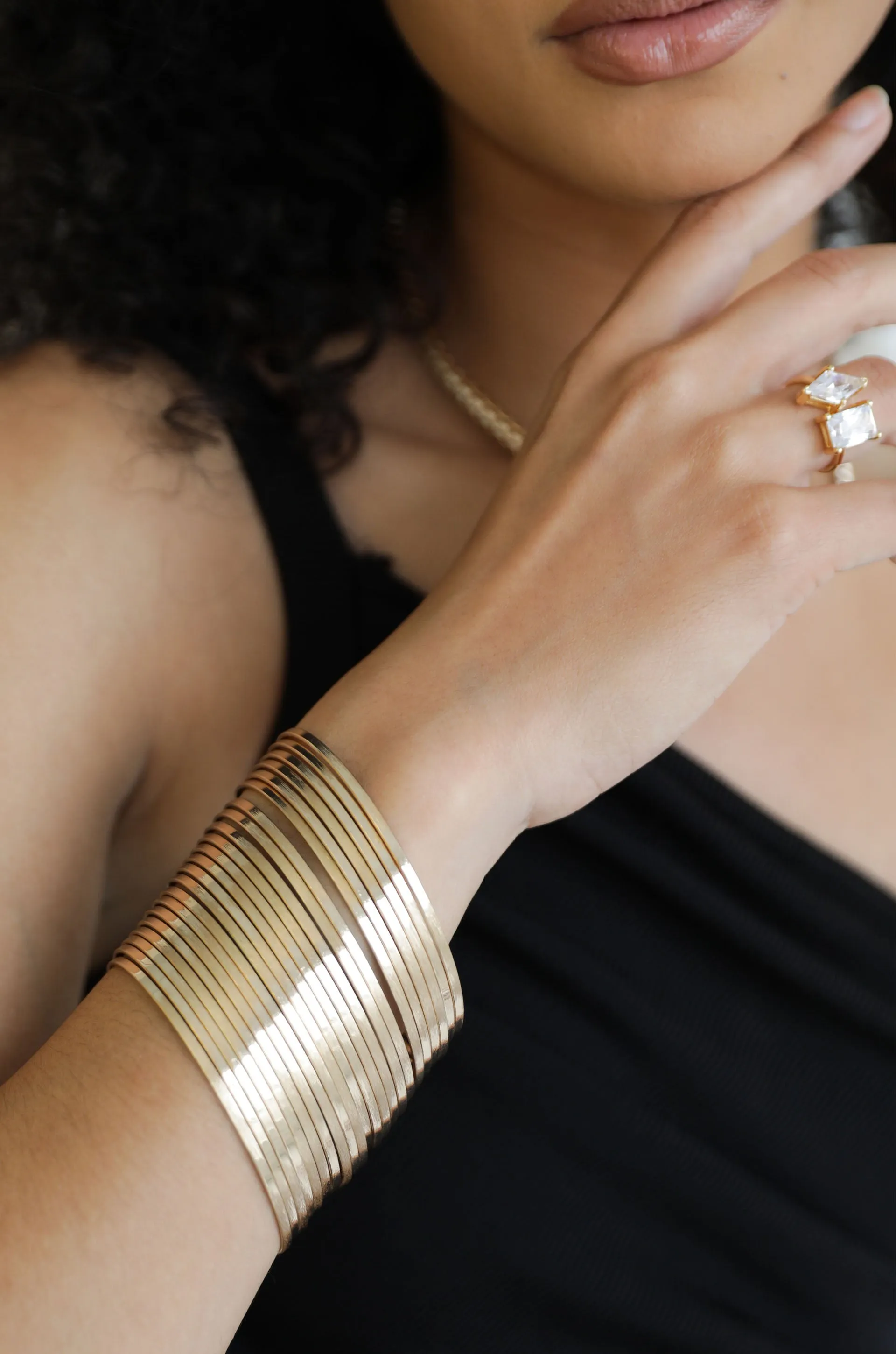 The Easy Cuff Stacked Bracelet