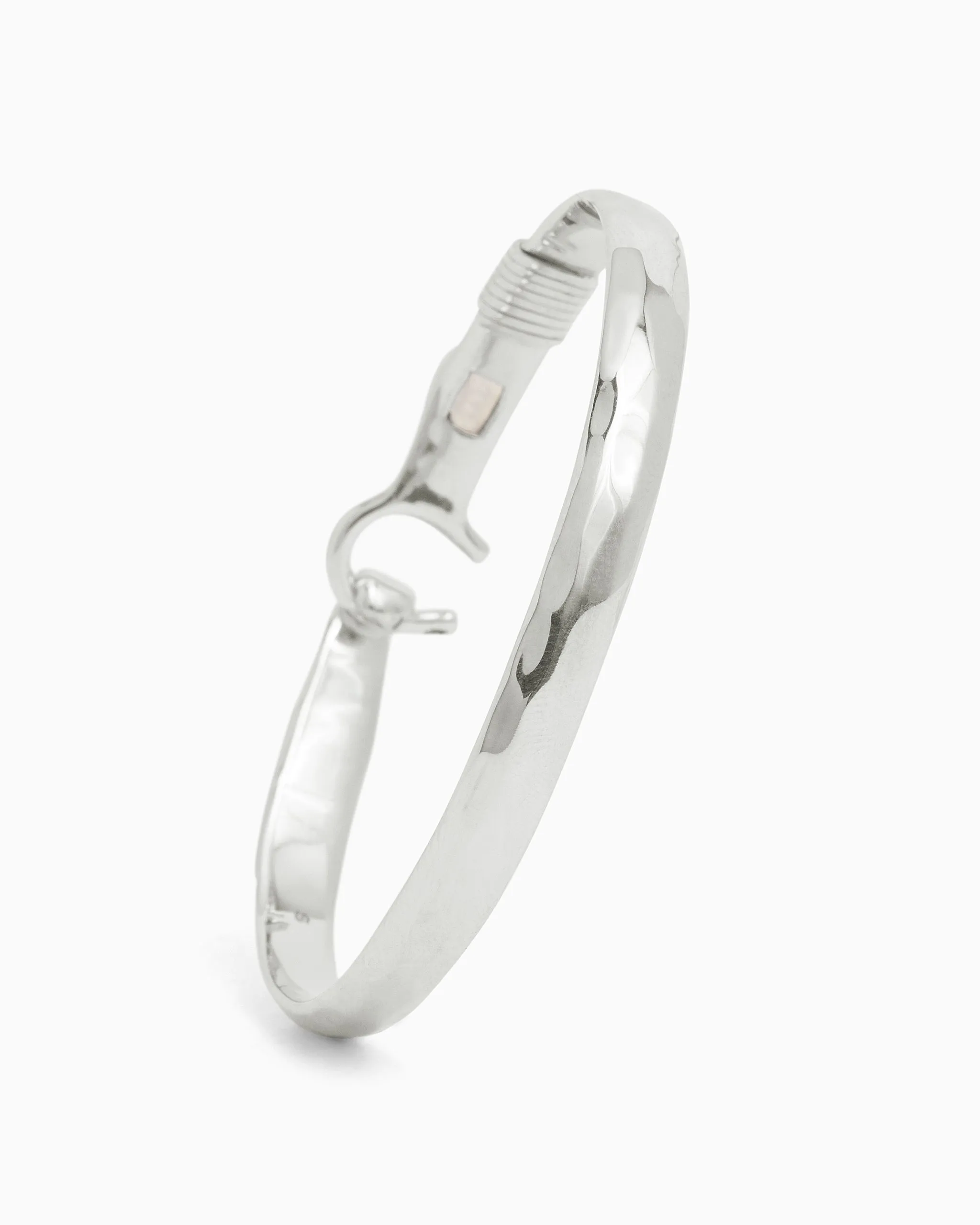 The Hook Bracelet with Stone, 6mm - Moonstone