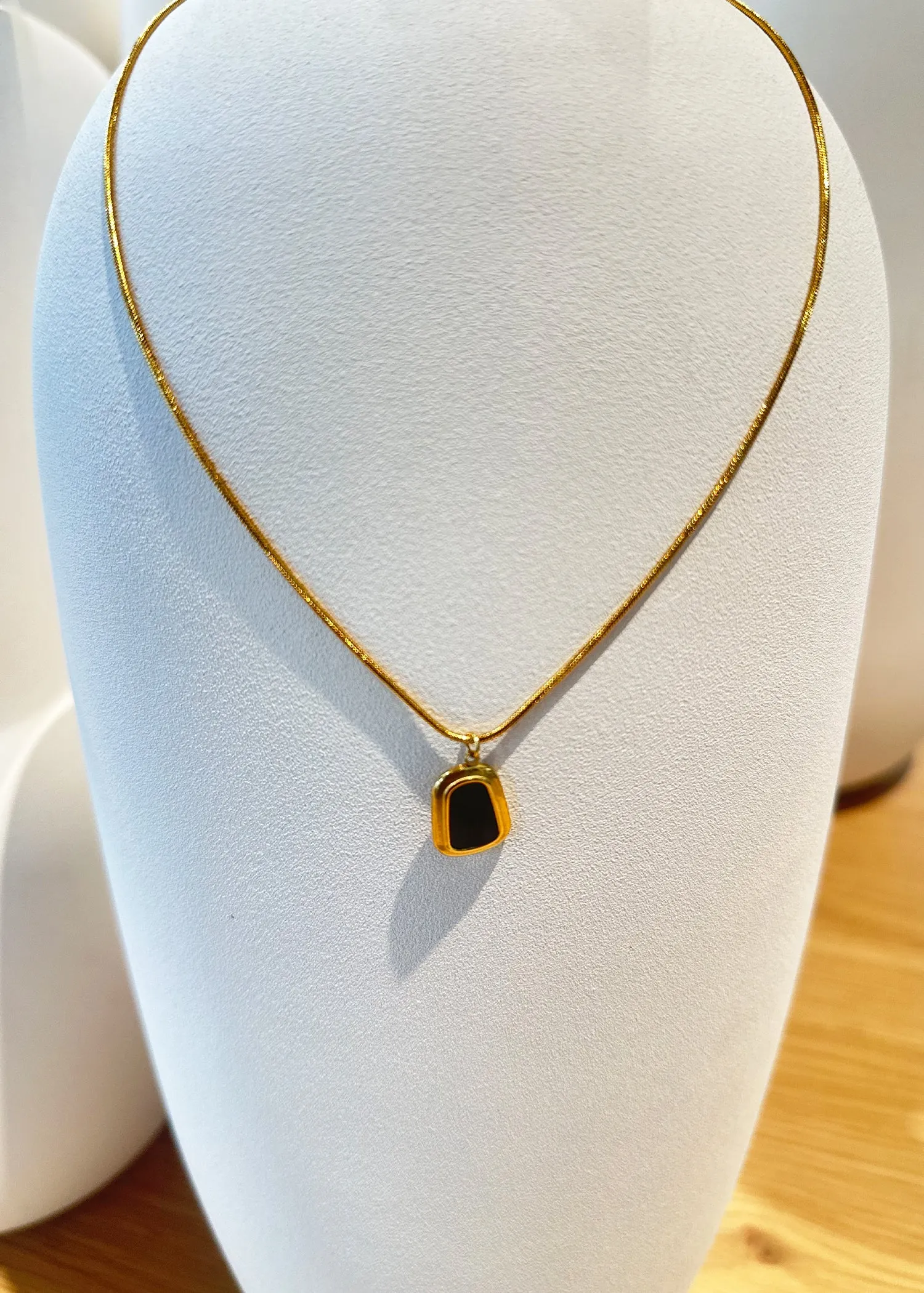 The "Ellis Stainles Steel Necklace with Pendant