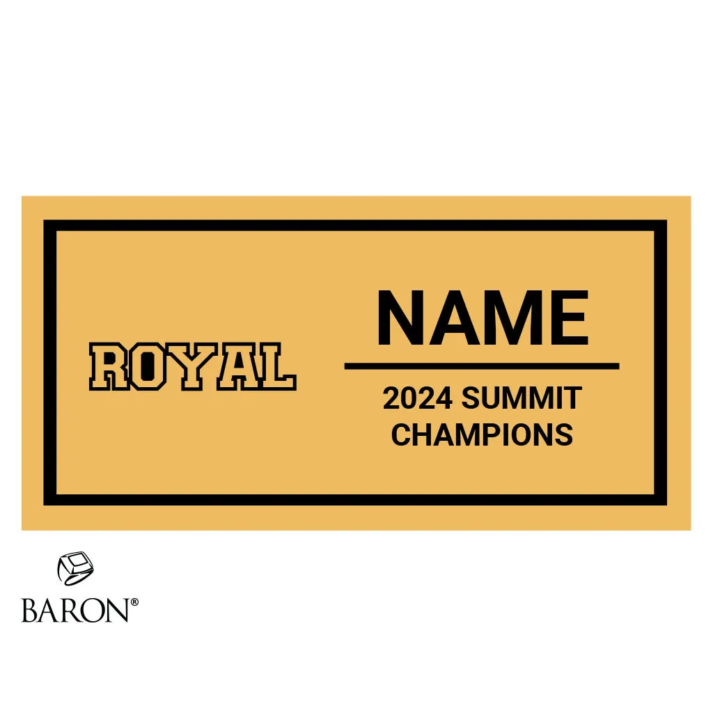 The Stingray Allstars Large Junior 5 2024 Championship Black Standard Window Ring Box