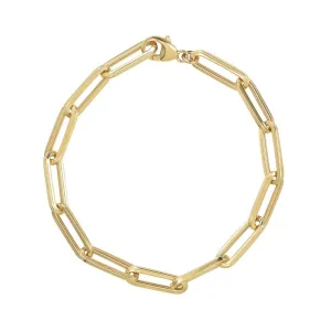 Thick Paperclip Bracelet