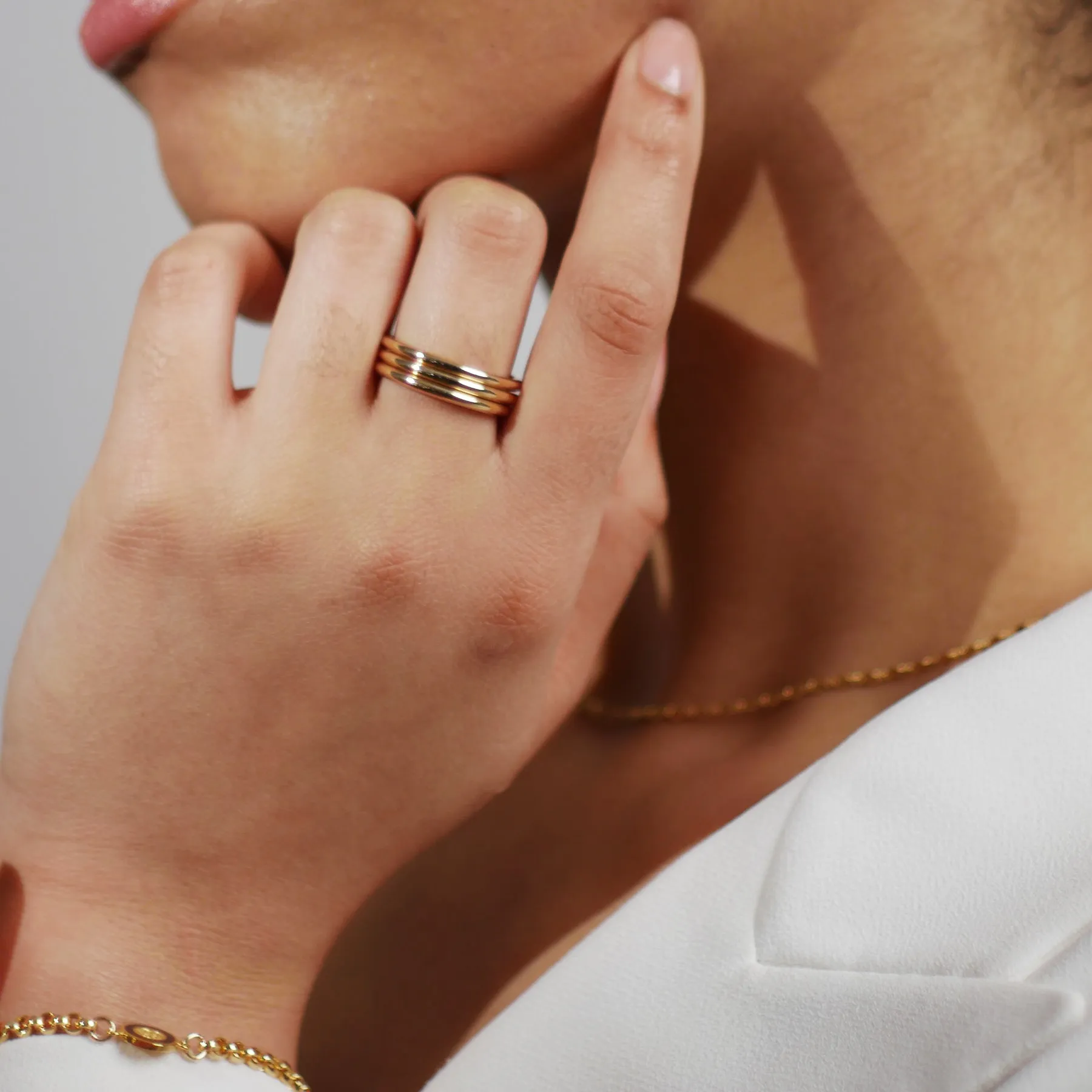 Thick Round Stacker Ring