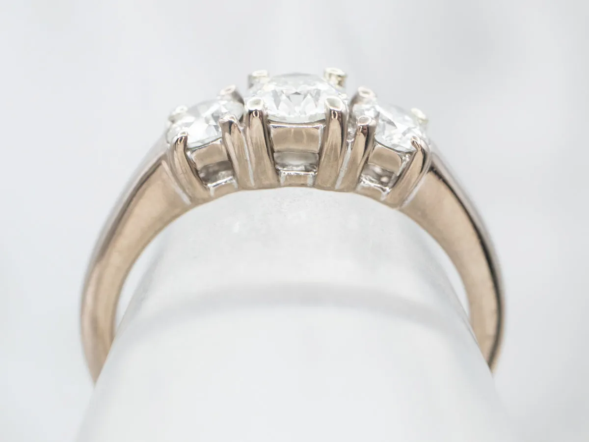 Three Stone Diamond Engagement Ring