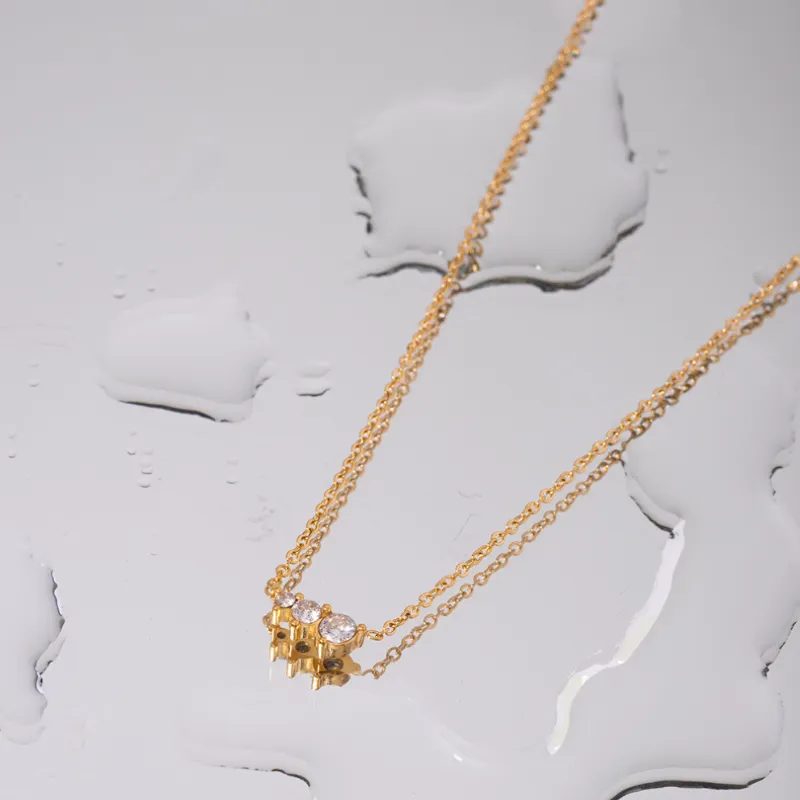 Timeless CZ Diamond Pendant Necklace