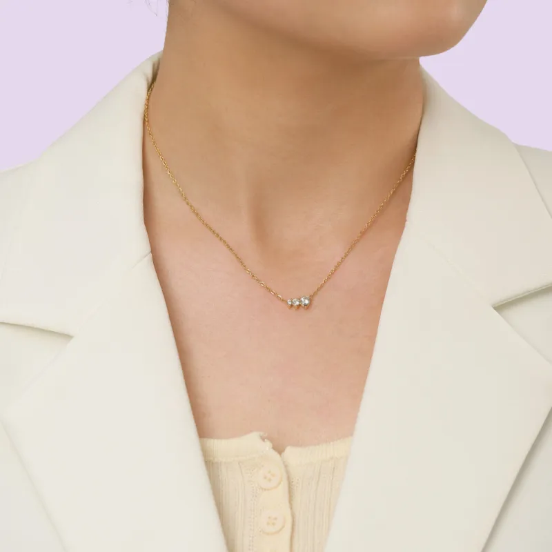 Timeless CZ Diamond Pendant Necklace