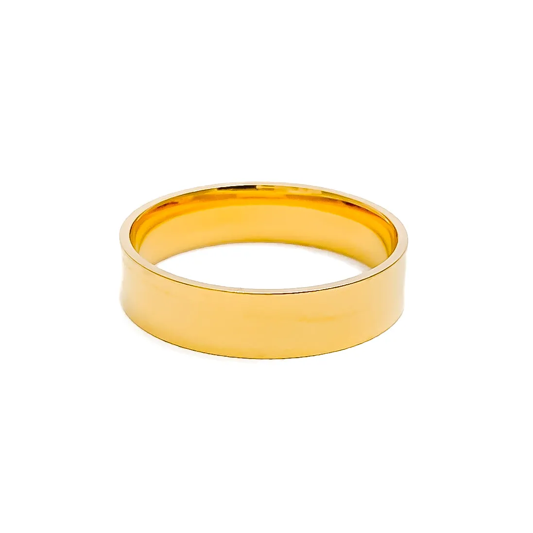 Timeless Smooth Finish 22k Gold Band