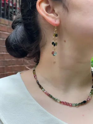 Tourmaline Dangle Earrings