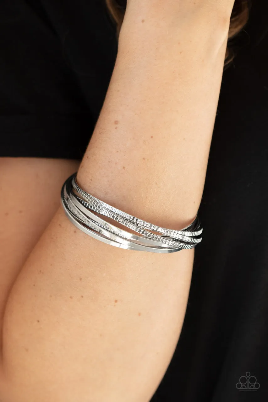 Trending in Tread Silver Paparazzi Bracelet