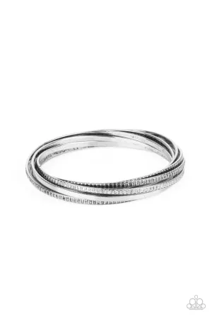 Trending in Tread Silver Paparazzi Bracelet
