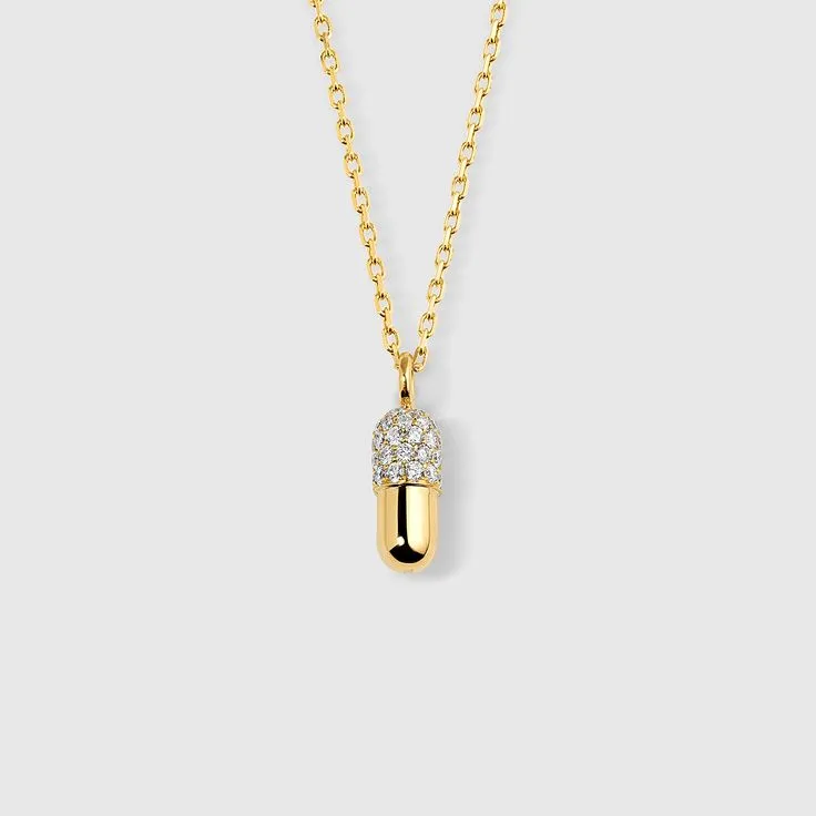 Très Petit Diamond Pill Pendant