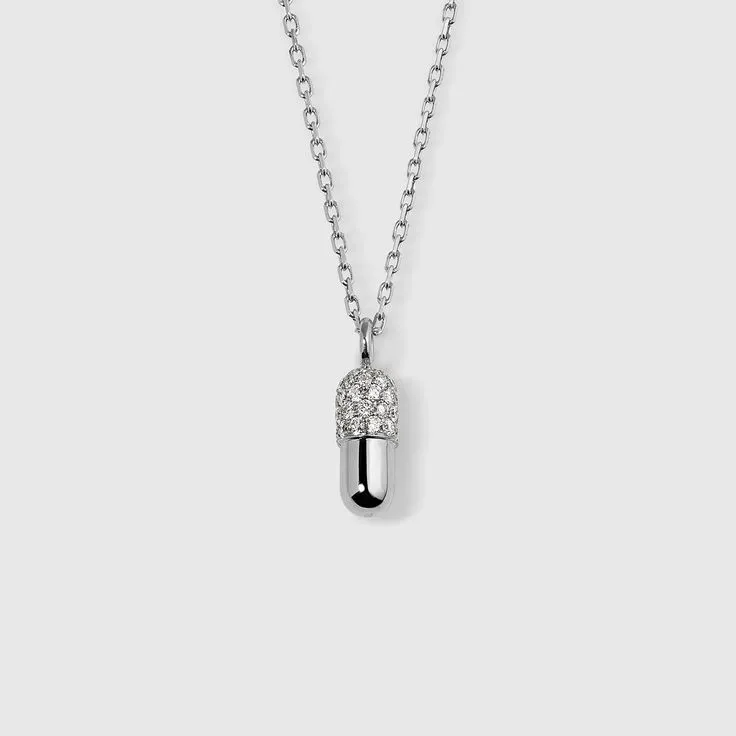 Très Petit Diamond Pill Pendant