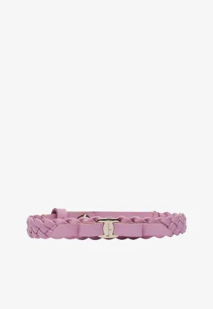 Vara Bow Braided Leather Bracelet