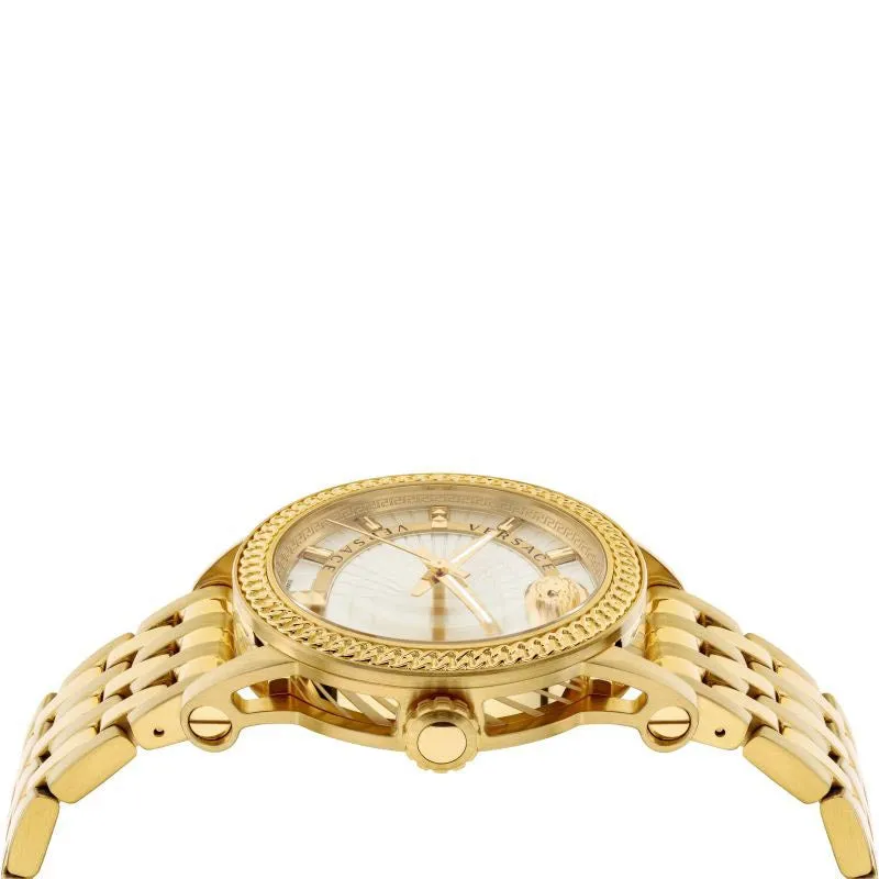 Versace Code Quartz Silver Dial Men's Watch VEPO00420