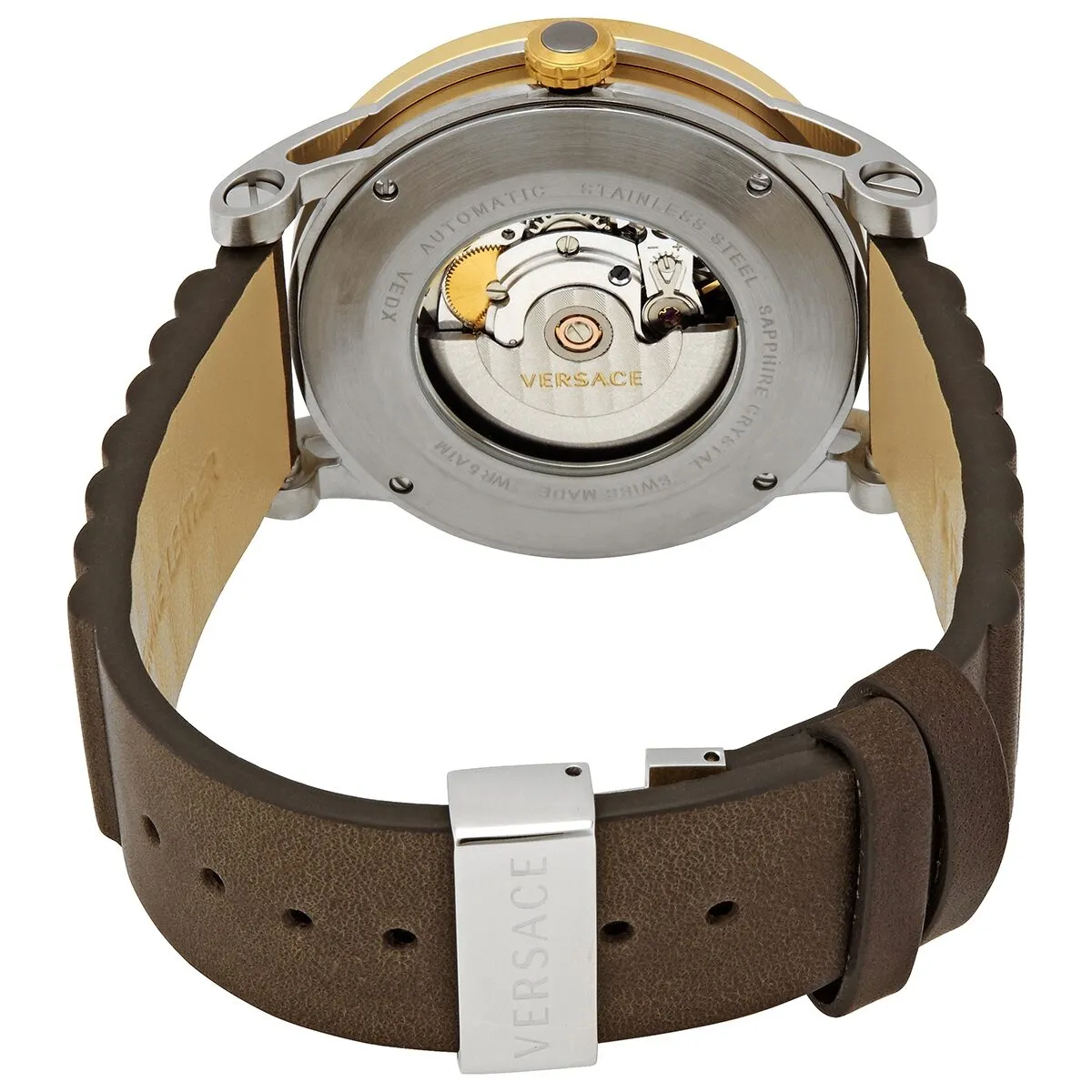 Versace Theros Automatic Brown Dial Men's Watch VEDX00219