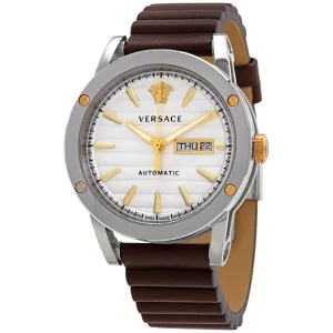 Versace Theros Automatic White Dial Men's Watch VEDX00119