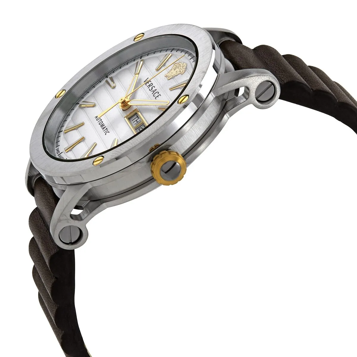 Versace Theros Automatic White Dial Men's Watch VEDX00119