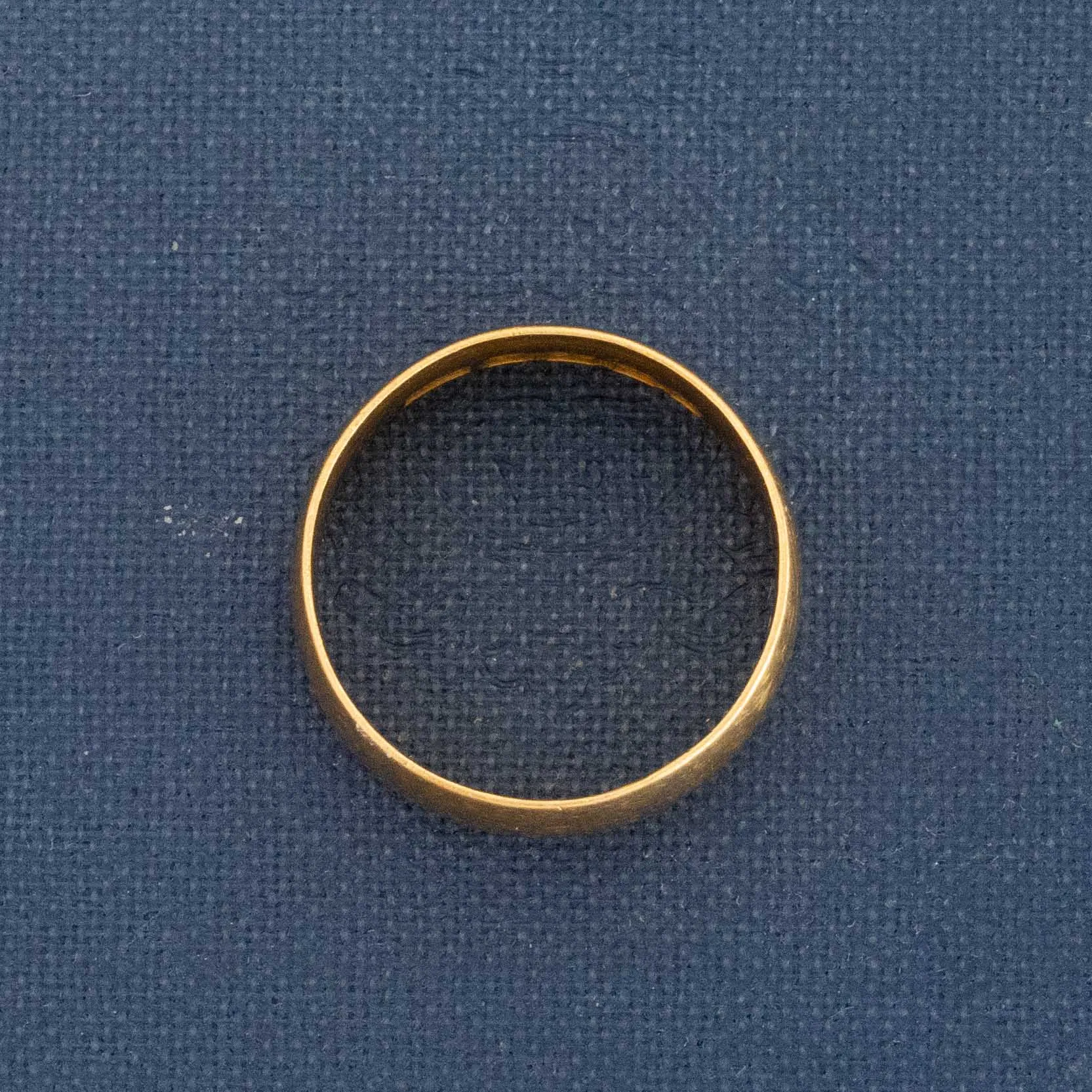 Victorian English 22kt Wide Band, 5.70mm