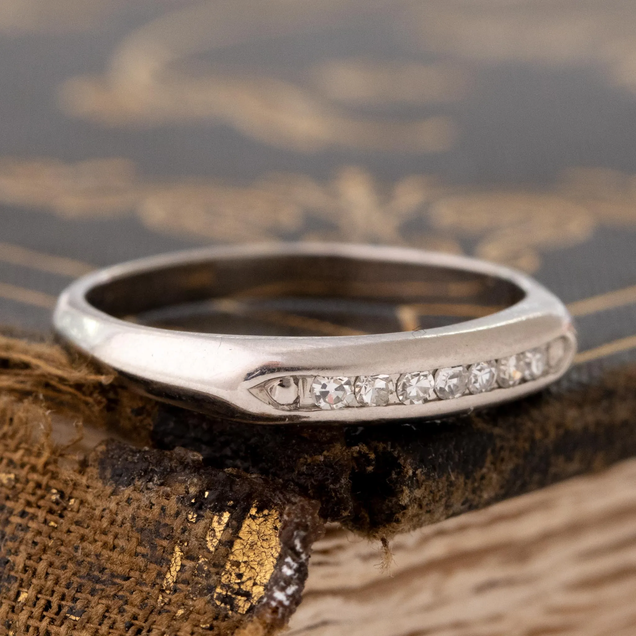 Vintage 7-Stone Diamond Band