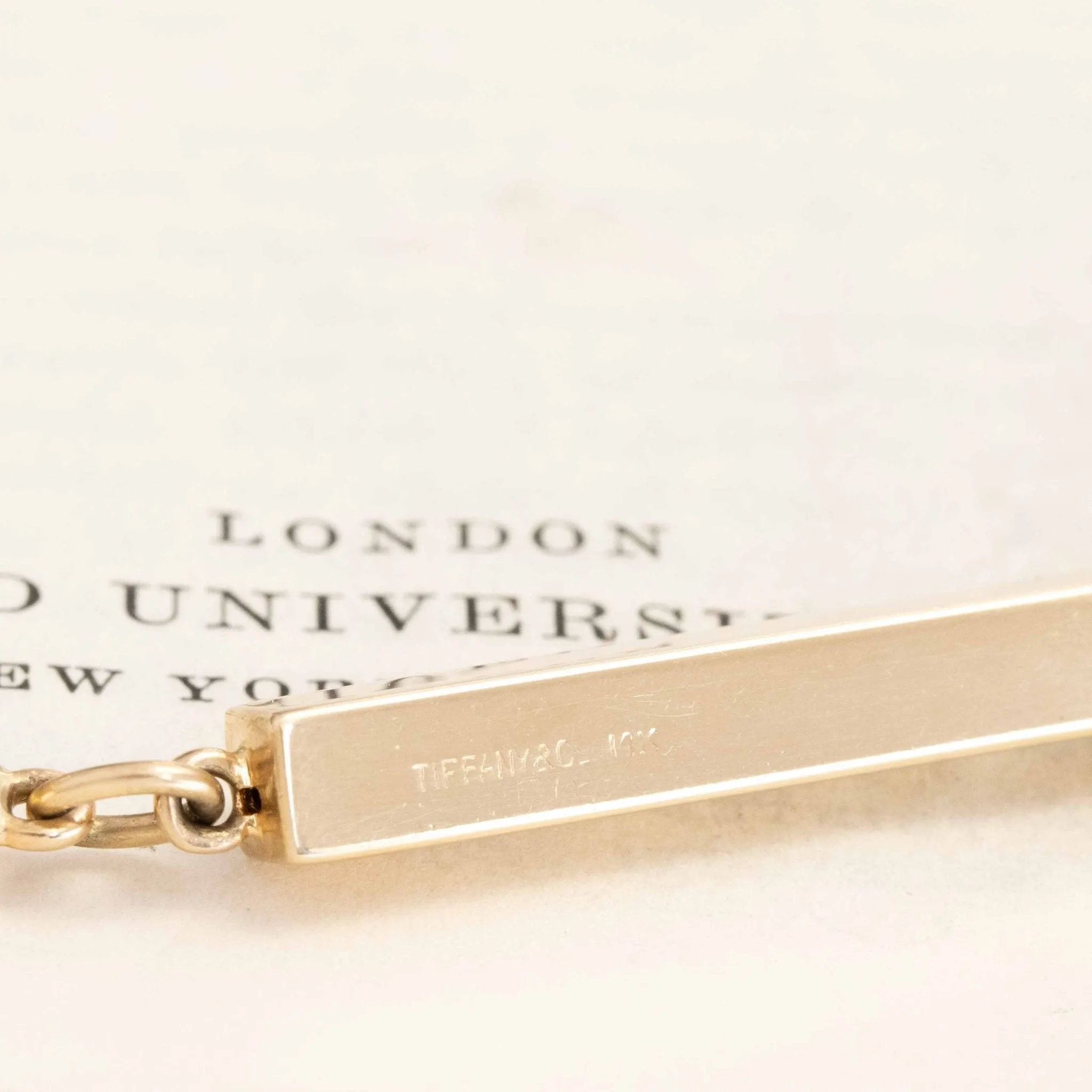 Vintage Rectangular Link Long Chain by Tiffany & Co.