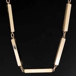 Vintage Rectangular Link Long Chain by Tiffany & Co.