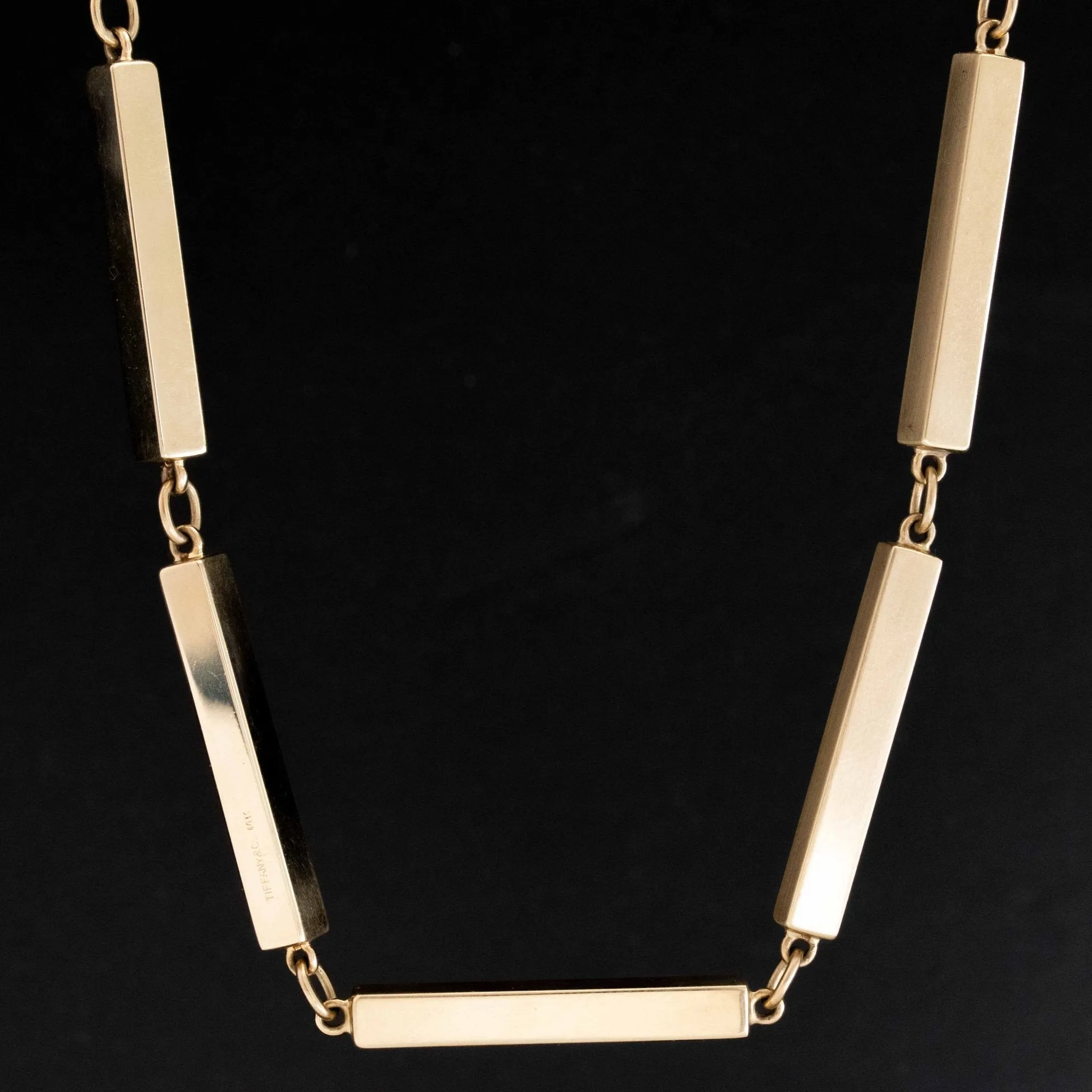 Vintage Rectangular Link Long Chain by Tiffany & Co.