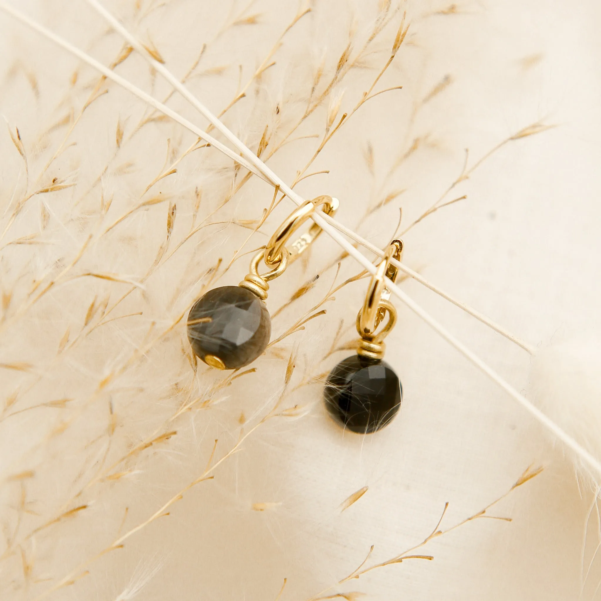 Winter Gemstone Hoops