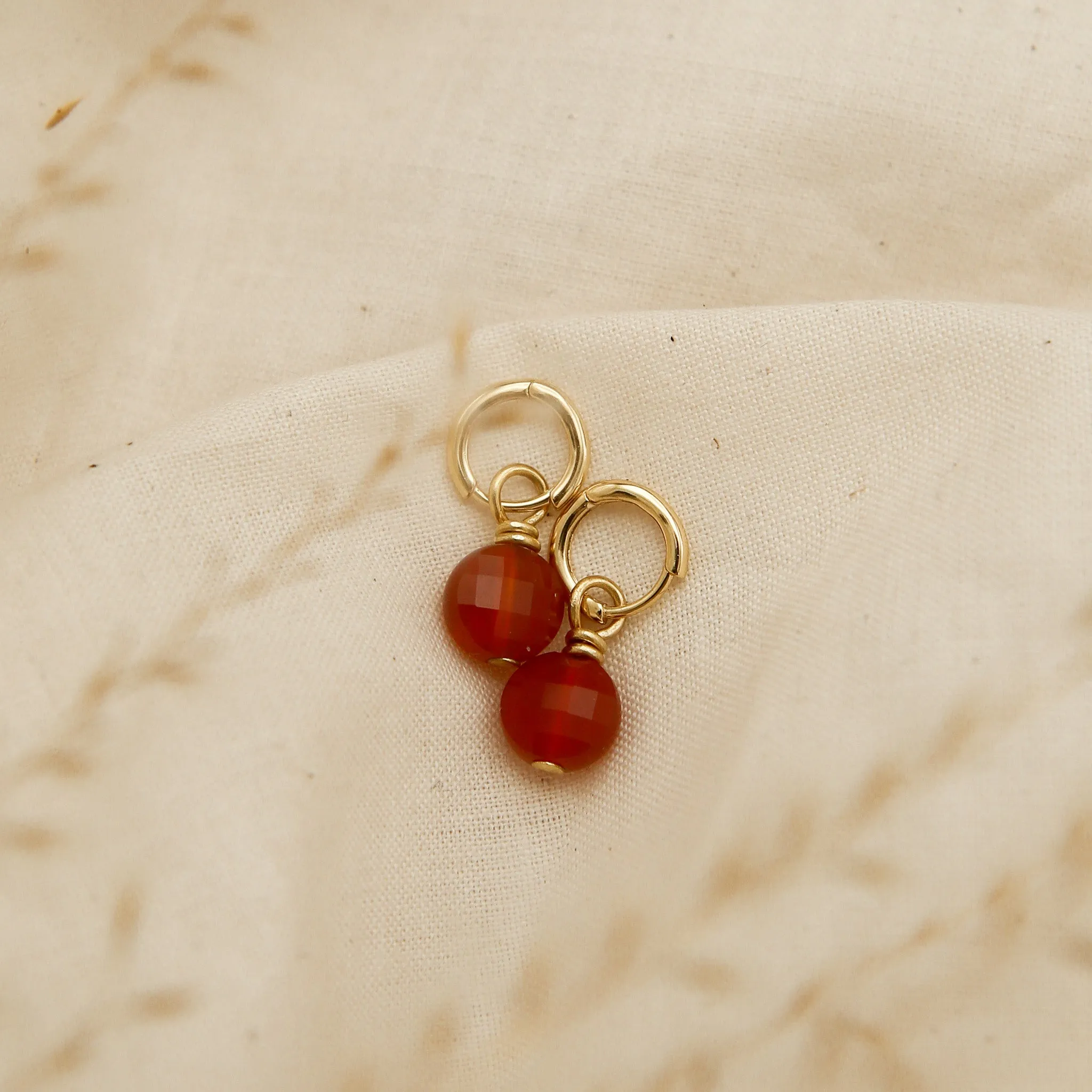 Winter Gemstone Hoops