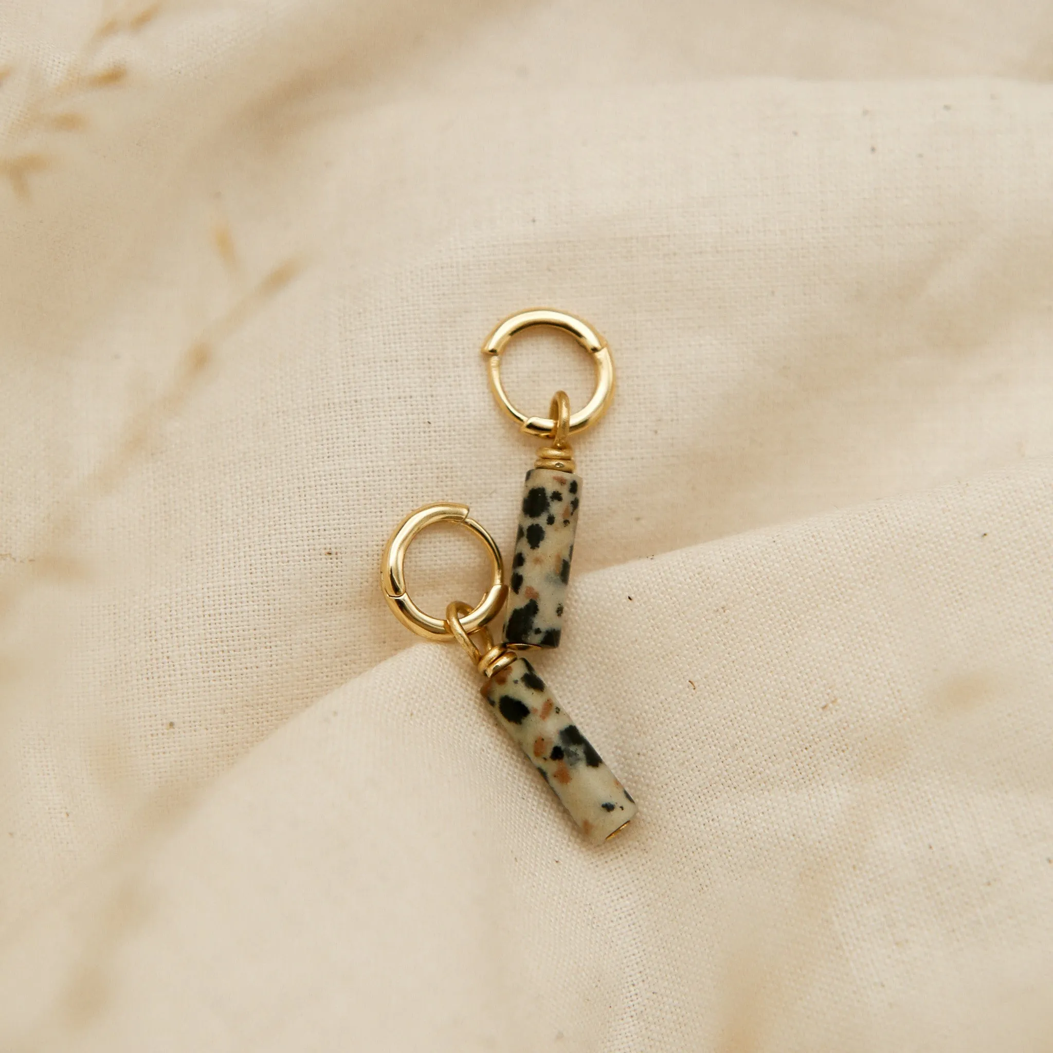 Winter Gemstone Hoops