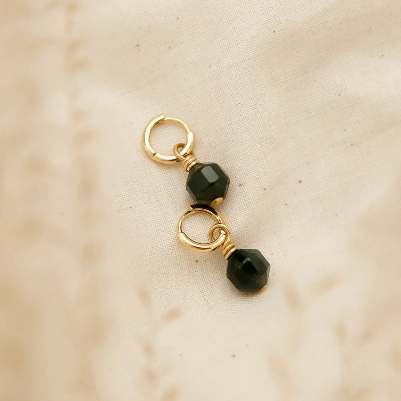 Winter Gemstone Hoops