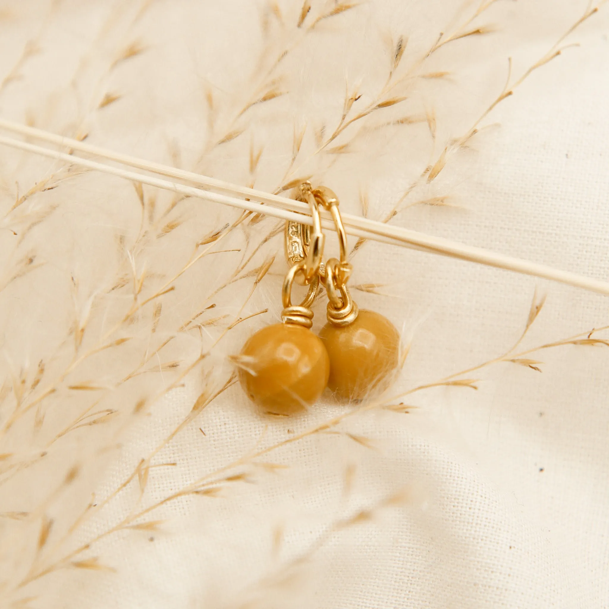 Winter Gemstone Hoops