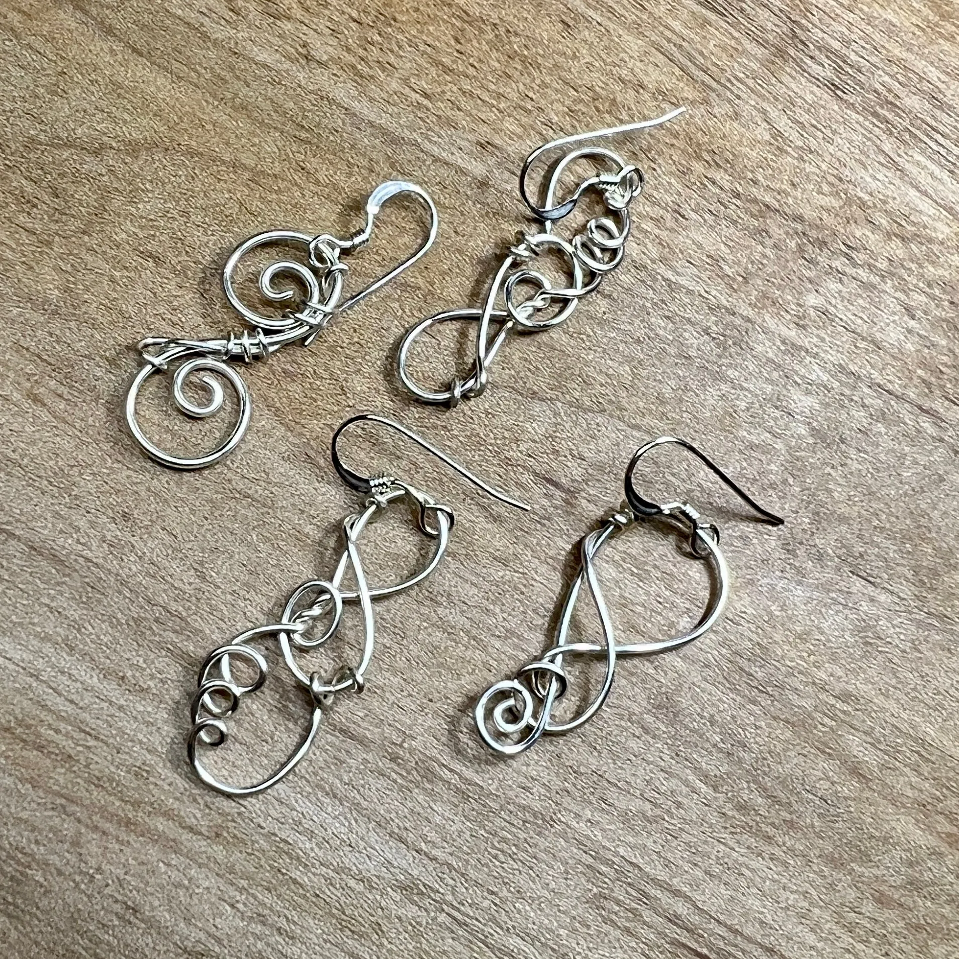 Wire Earring Quartet