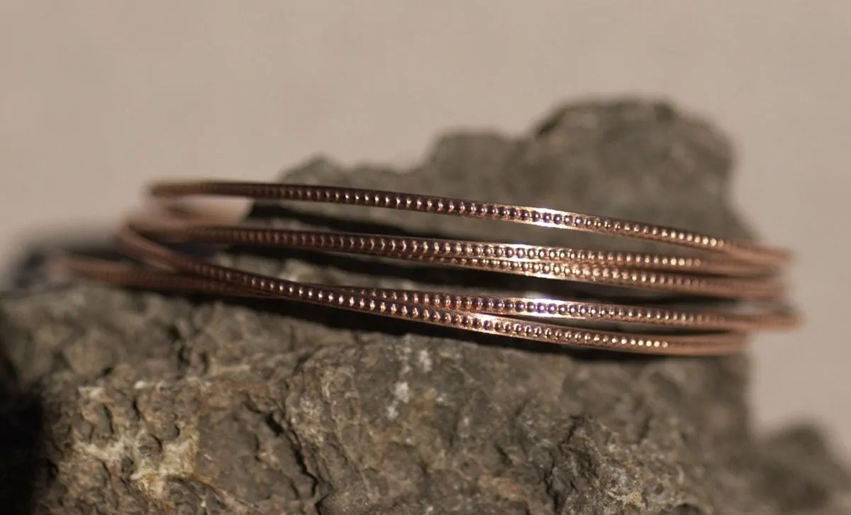 Wire Pattern Stock Shank 1.2mm Textured Metal Wire - Rings Bracelets Pendants Metalwork Variety Metals